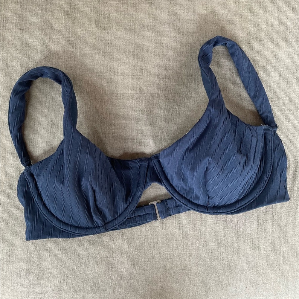 Abercrombie & Fitch Navy Bikini Top